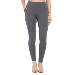 Women Fossil Grey Regular Legging