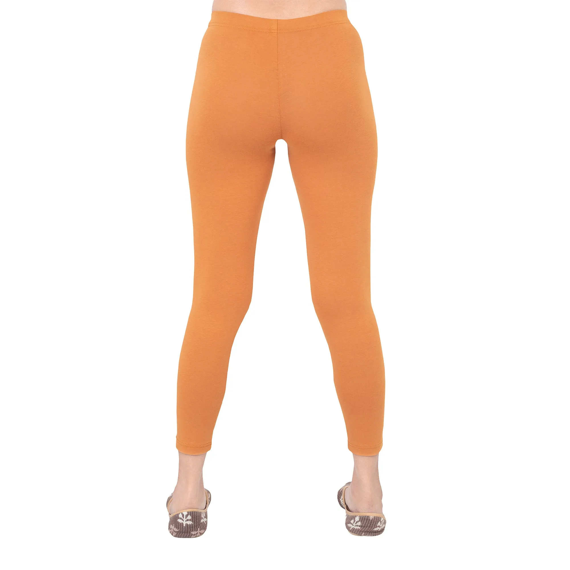 Women Rust Ankle Length Legging