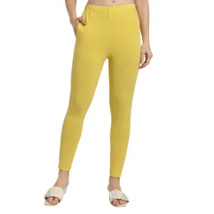 Women Sun Flower Ankle Length Legging