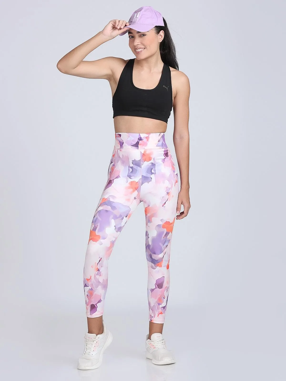 Women's 4-Way Lycra Stretch Yoga Pants with Dynamic Graphic Print – Unleash Bold Style and Unmatched Comfort!