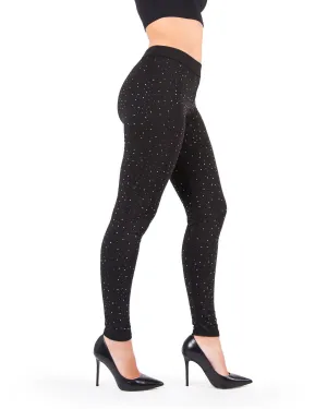 Women's Jeweled Glam Stretch Leggings