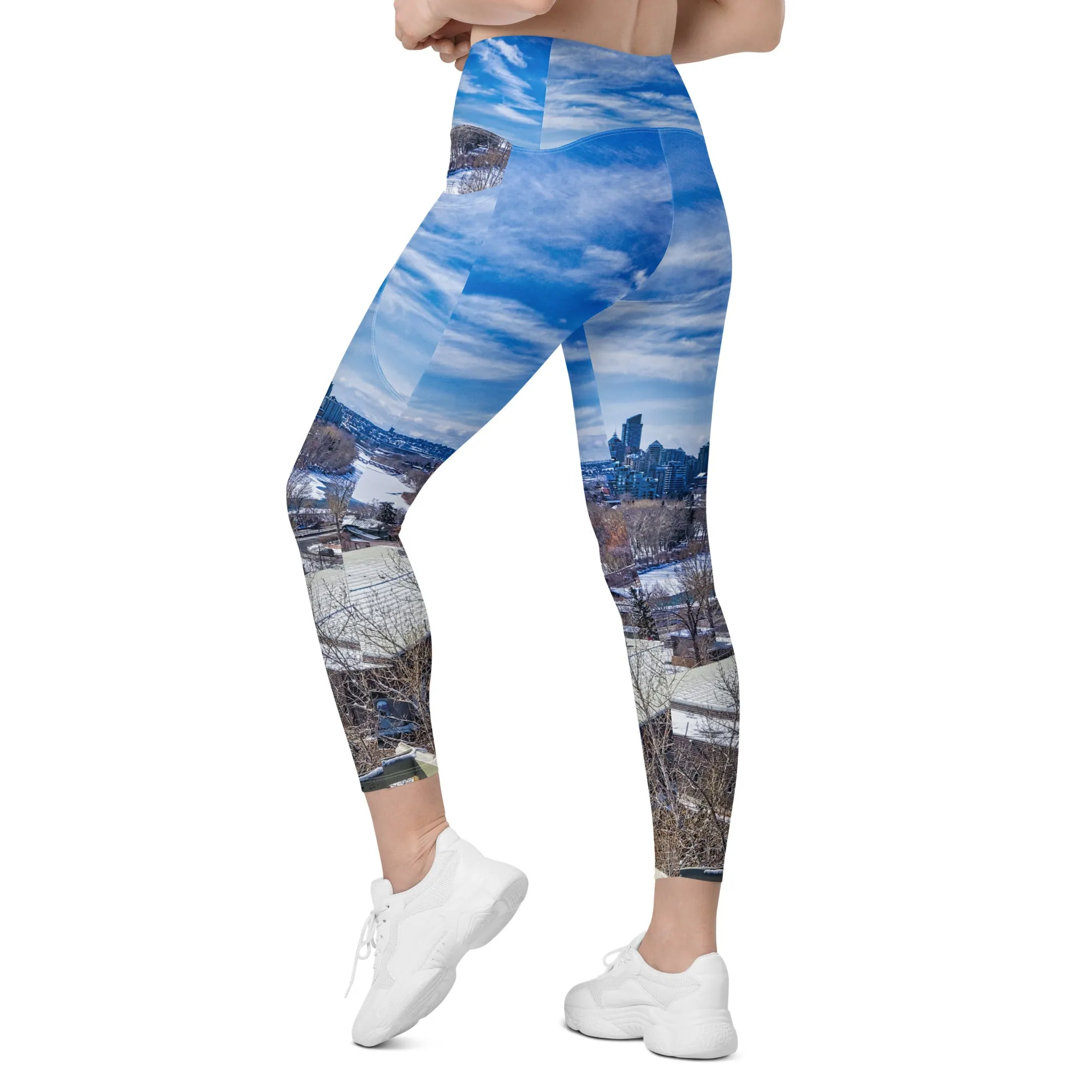 Women's Leggings with Pockets - McHugh Bluff Winter HDR