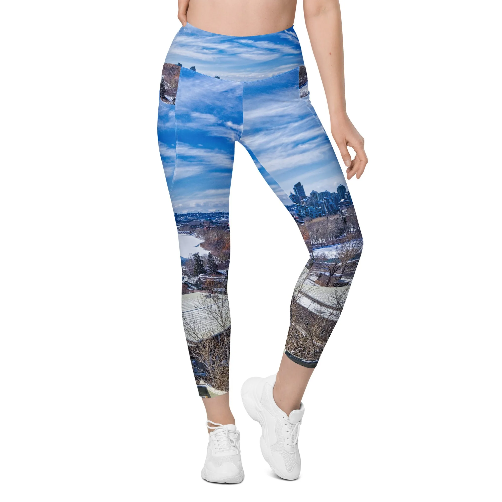 Women's Leggings with Pockets - McHugh Bluff Winter HDR