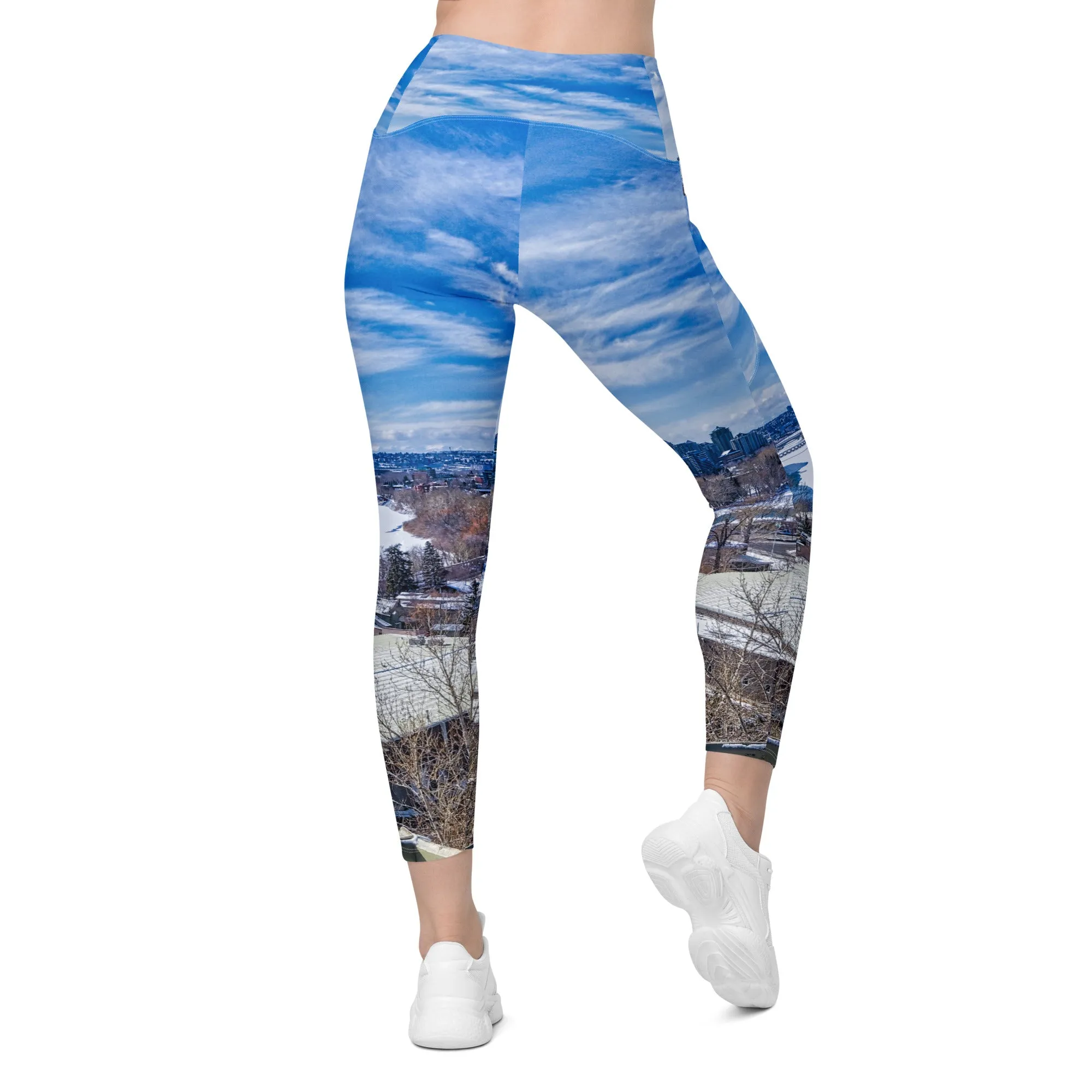 Women's Leggings with Pockets - McHugh Bluff Winter HDR