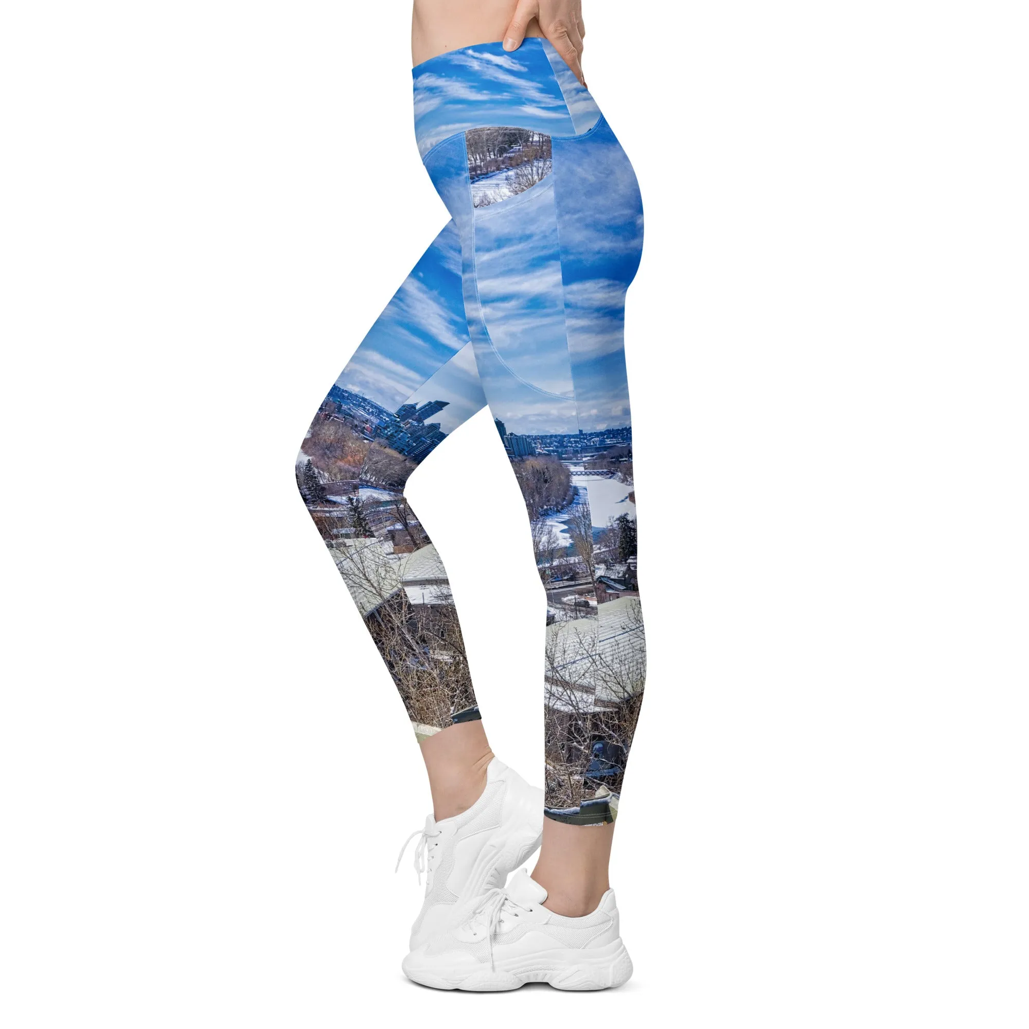 Women's Leggings with Pockets - McHugh Bluff Winter HDR