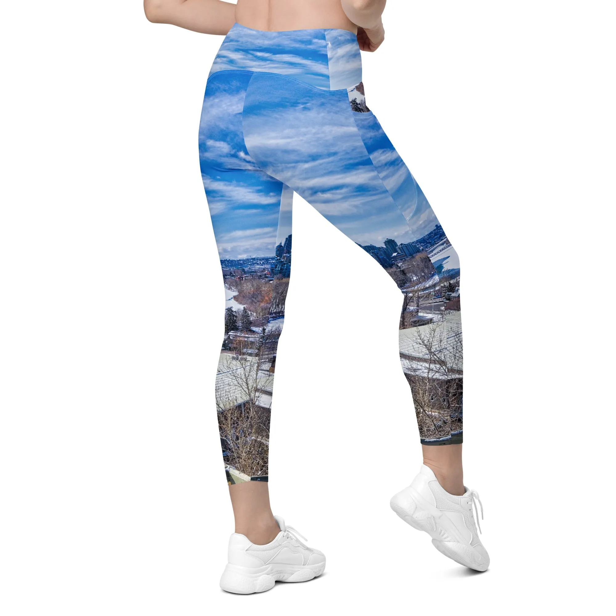 Women's Leggings with Pockets - McHugh Bluff Winter HDR