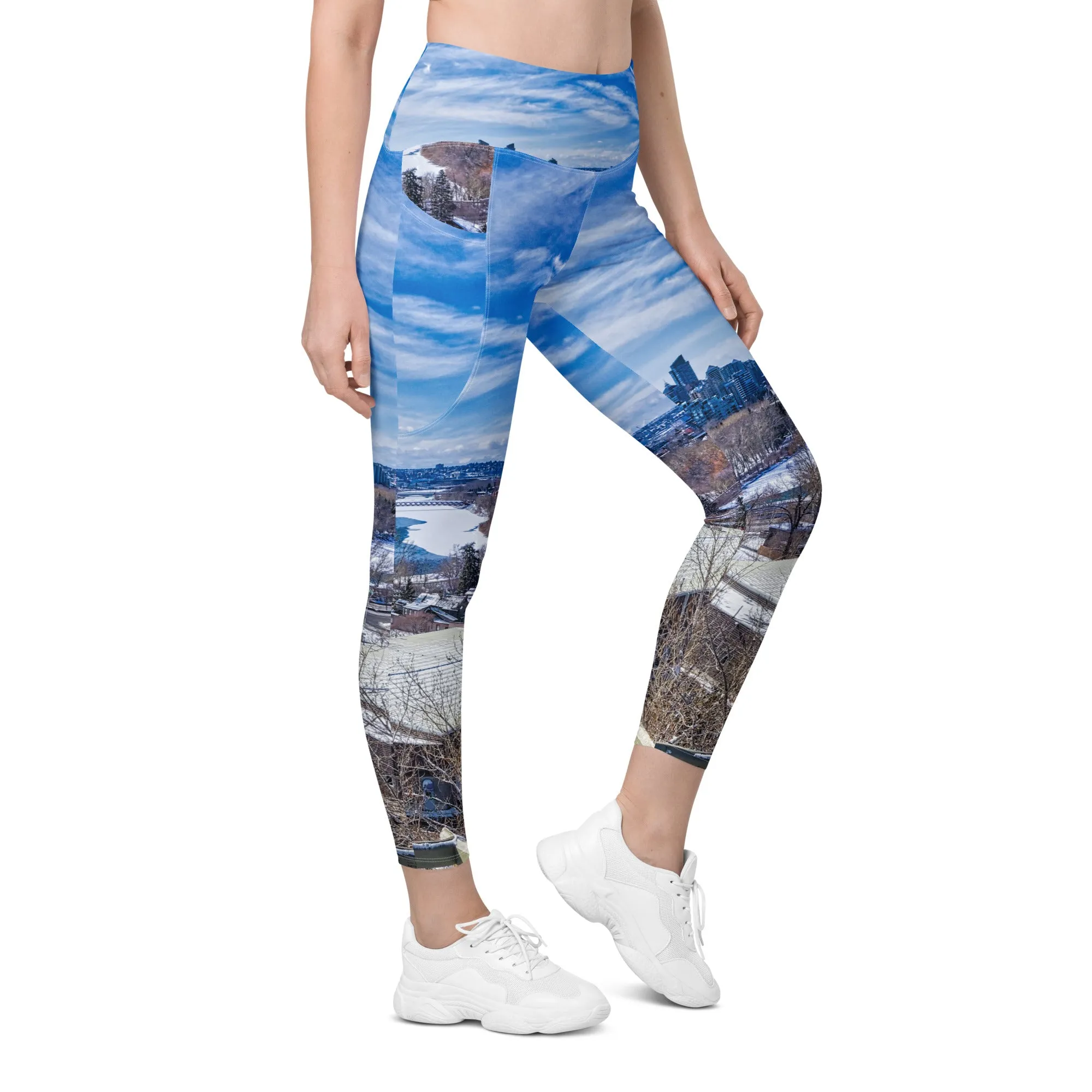 Women's Leggings with Pockets - McHugh Bluff Winter HDR