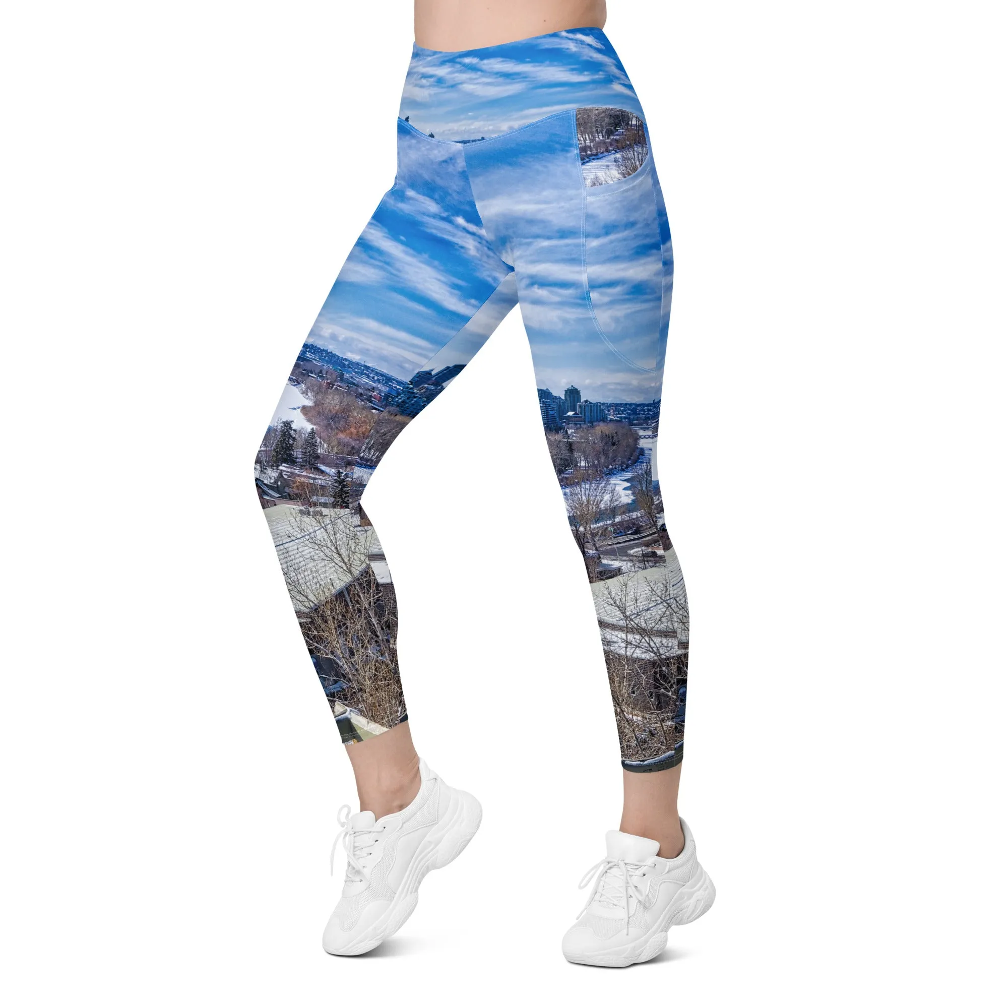 Women's Leggings with Pockets - McHugh Bluff Winter HDR