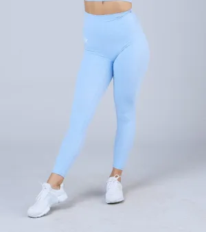 Womens MeanGRL© Sports Leggings Sky Blue