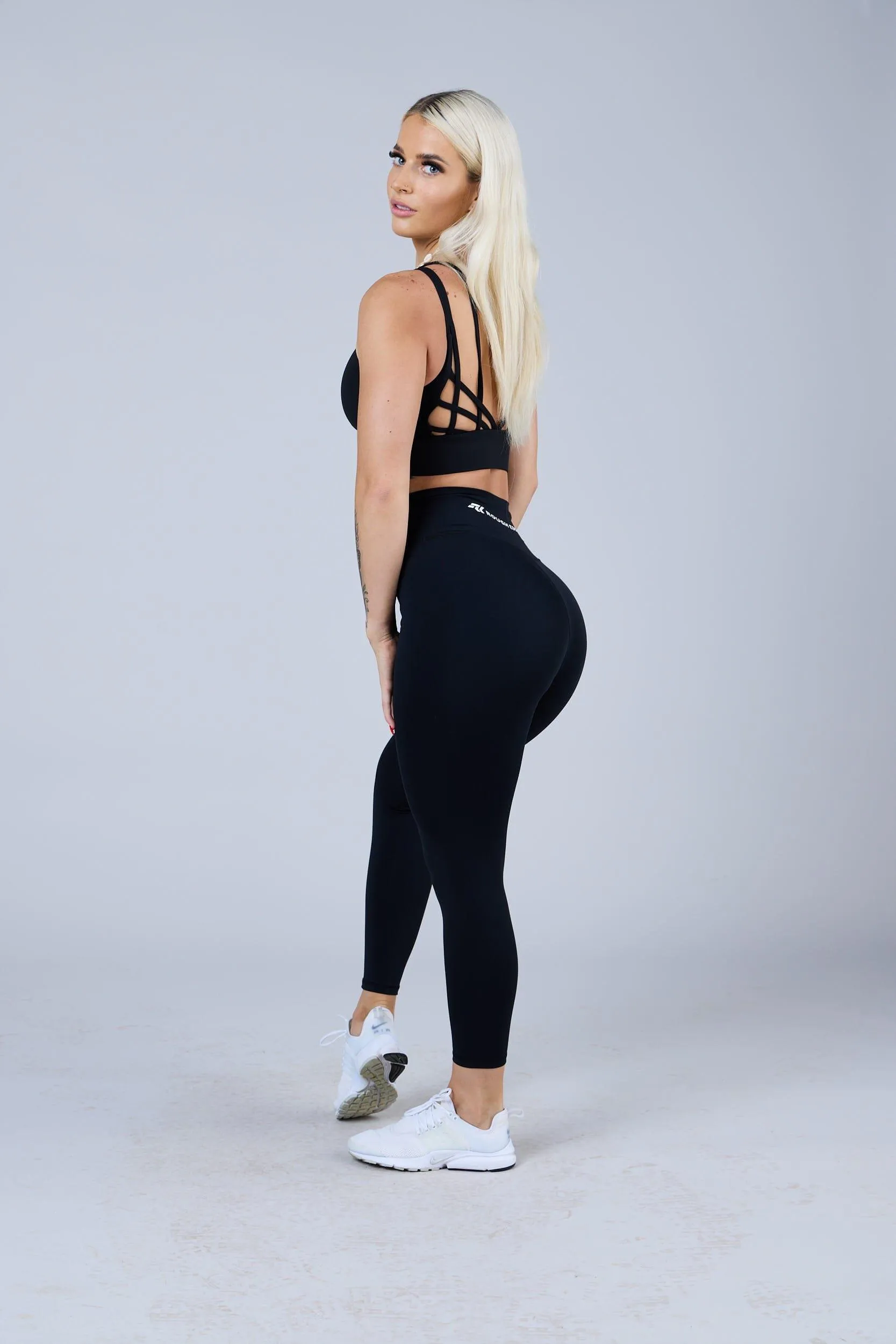 Womens Origami© Sports Leggings Dark Angel