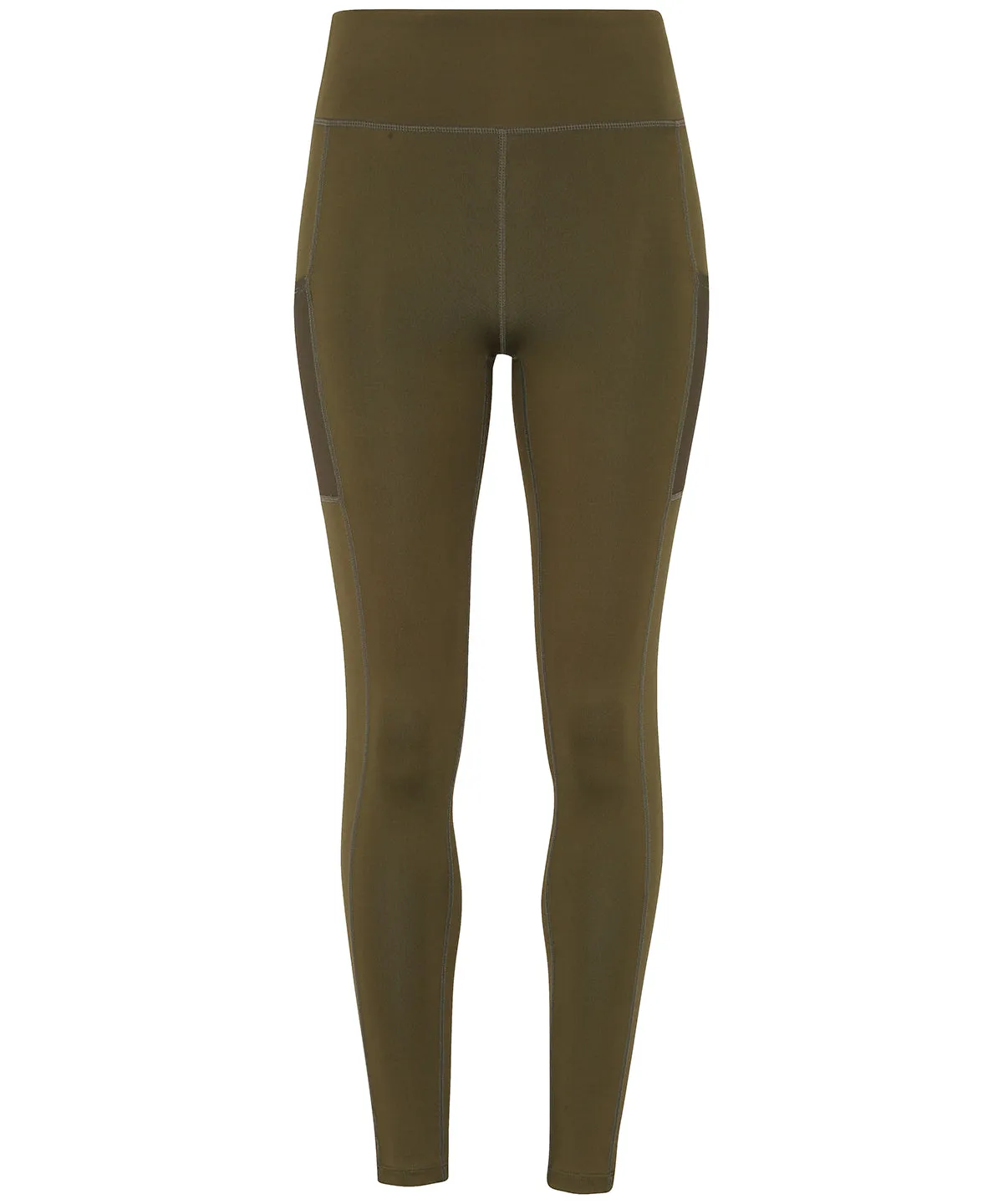 Womens TriDri® performance compression leggings | Olive