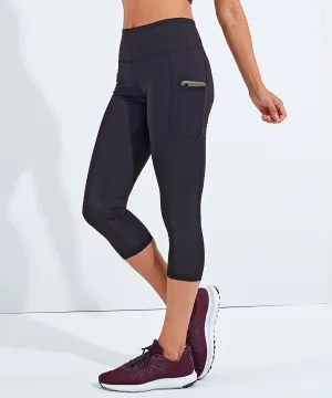 Women's TriDri Performance Pocket Crop Leggings {TR530}