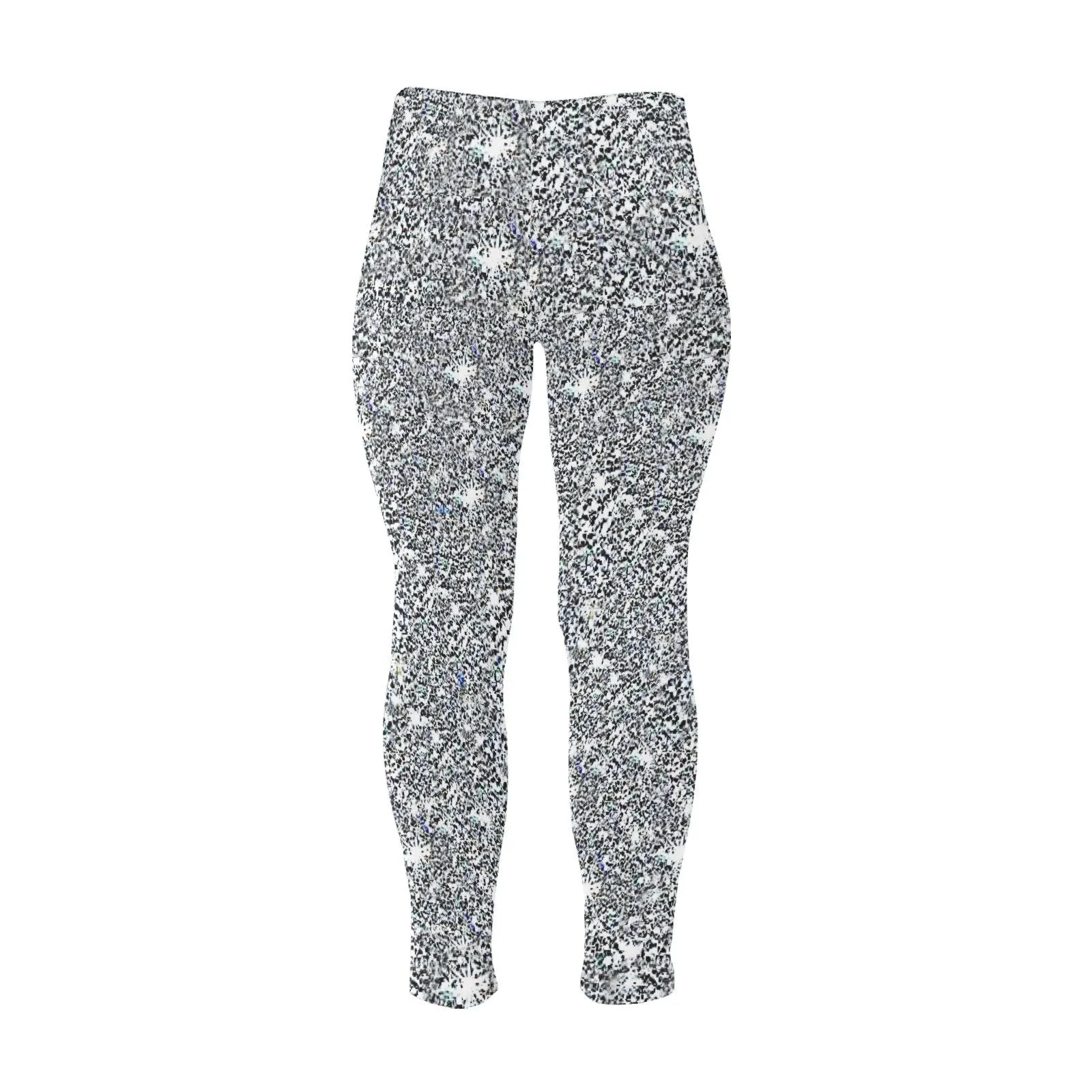 XXS-5XL Silver Sparkly High waisted Leggings,casual,gym/yoga/lounge/chillout/party wear,Christmas/Thanksgiving/Birthday/New Year/Ladies Gift